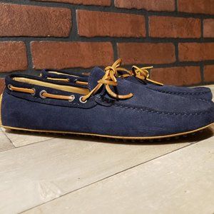 Barney's New York Navy Driving Mocs